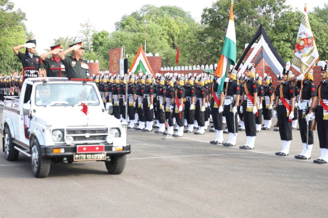 Officer Saluting