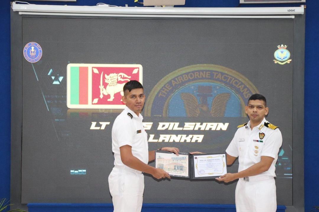 Officer While Giving Certificate
