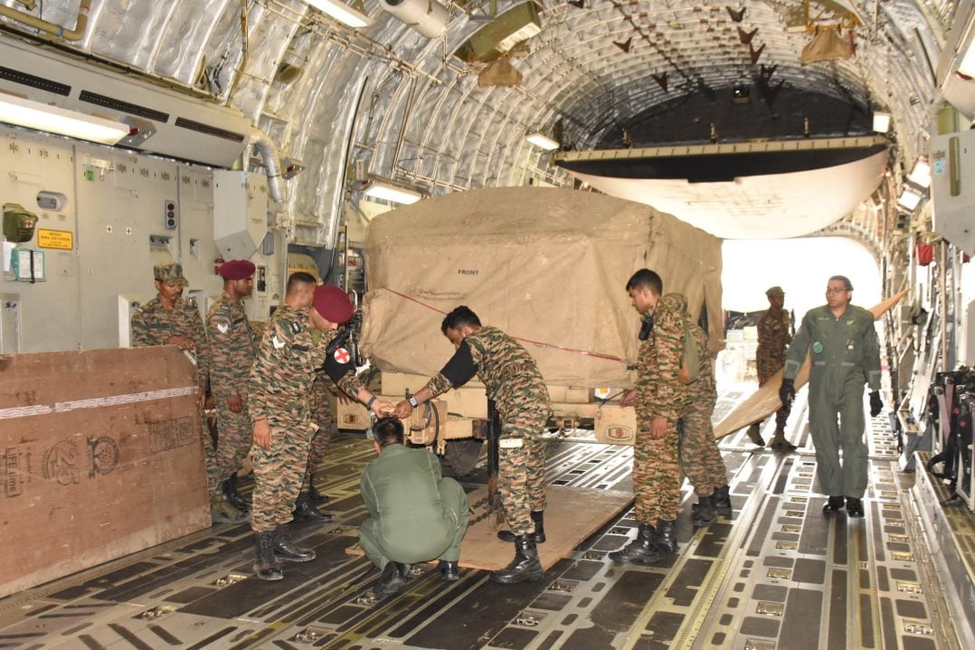 Officers in Plane