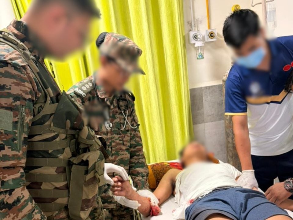 Officers with Patient