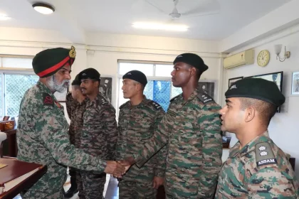Young Officers of the Assam Regiment Visit Kohima Garrison for Assam Rifles Orientation