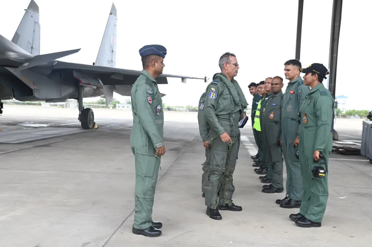 Air Marshal Jasvir Singh Mann in G Suit