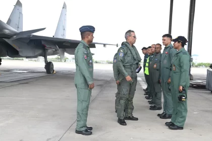 Air Marshal Jasvir Singh Mann in G Suit