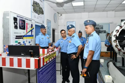 Air Marshal S Shrinivas Reviewing 2