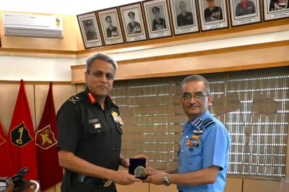 Air Marshal Tarun Chaudhry and Lt Gen Sengupta