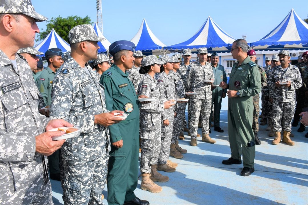 Air Mshl JS Mann Interacting