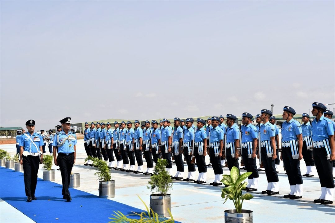 Air Mshl JS Mann at Ceremony