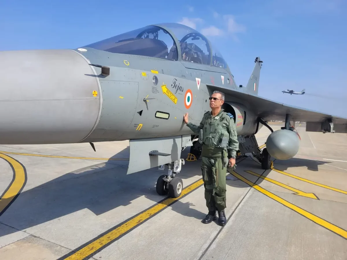 Air Mshl JS Mann with Tejas