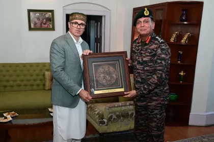 CM of JK with General Dhiraj Seth