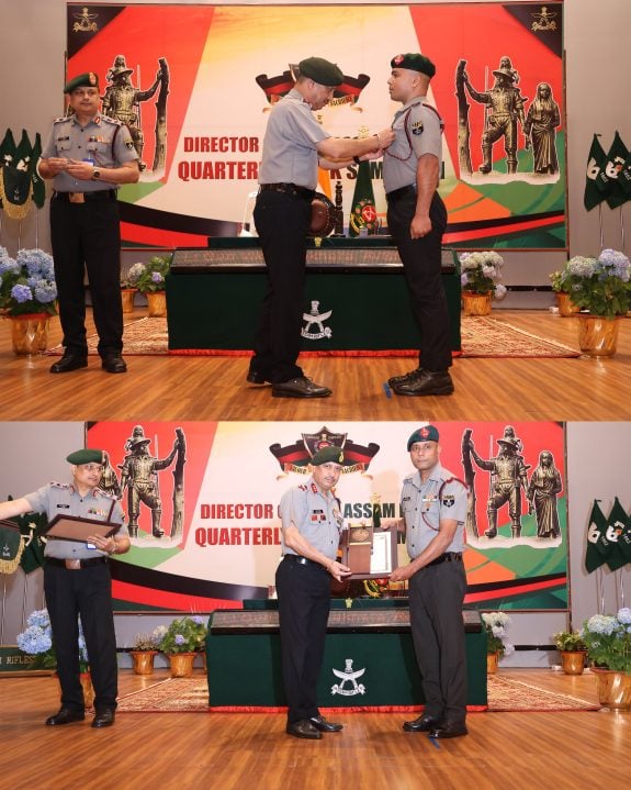 DG Assam Rifles Commending