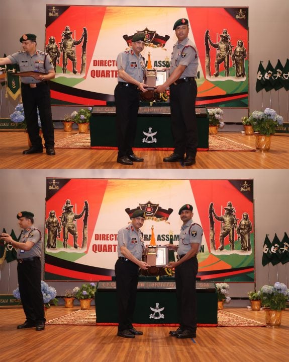 DG Assam Rifles Giving Award