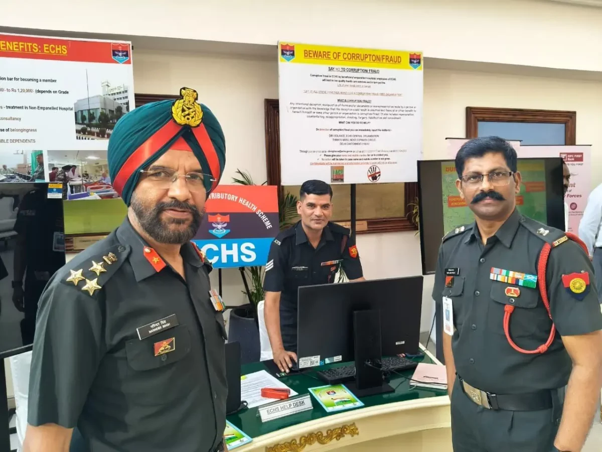 ECHS Sets Up Help Desk at Retiring Officers’ Seminar to Enhance Veteran Support