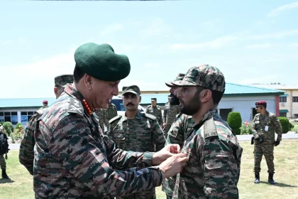 Gen Dhiraj Seth Commending