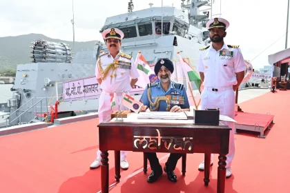 Indian Navy Commissions INS Malvan, Second Mahe-Class ASW Shallow Water Craft