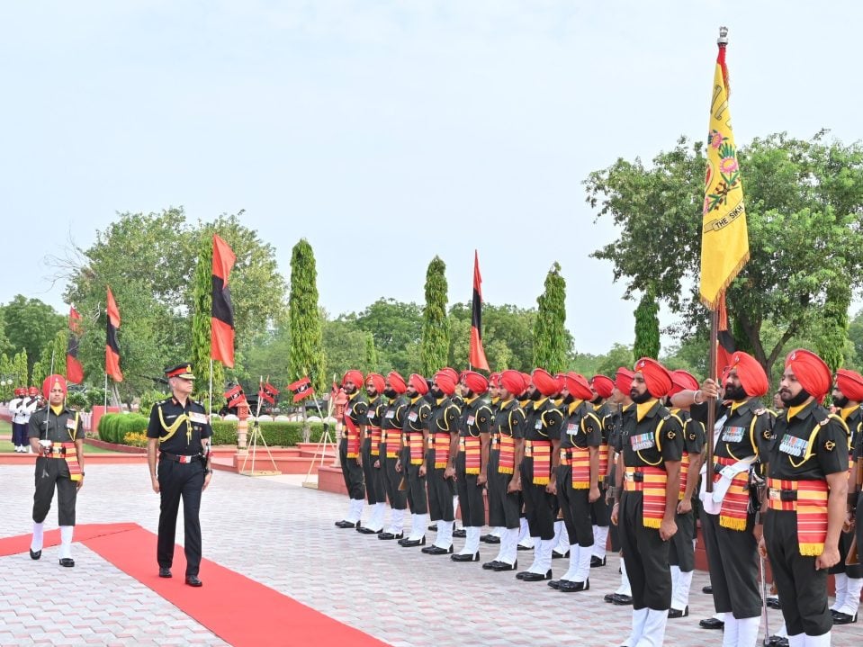 Lieutenant General Mohit Malhotra at Ceremony