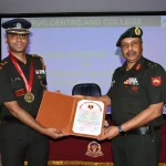 Lt Col Philip Varghese Getting Award