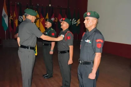 Lt Gen Anindya Sengupta Commending
