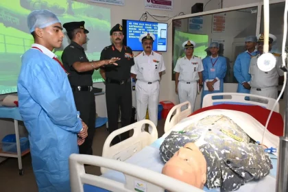 Lt Gen Devendra Sharma Reviewing 1
