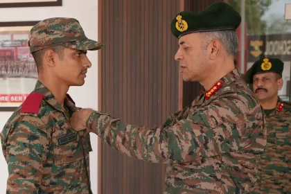 Lt Gen Malhotra Commending