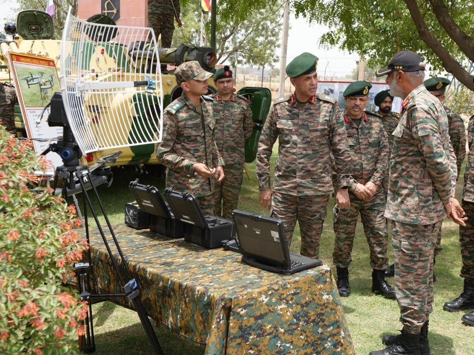 Lt Gen Malhotra Interacting