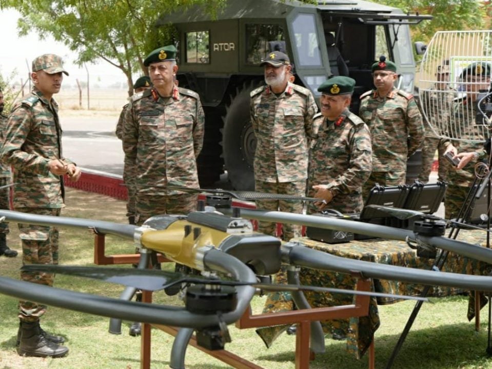 Lt Gen Malhotra Reviewing 1