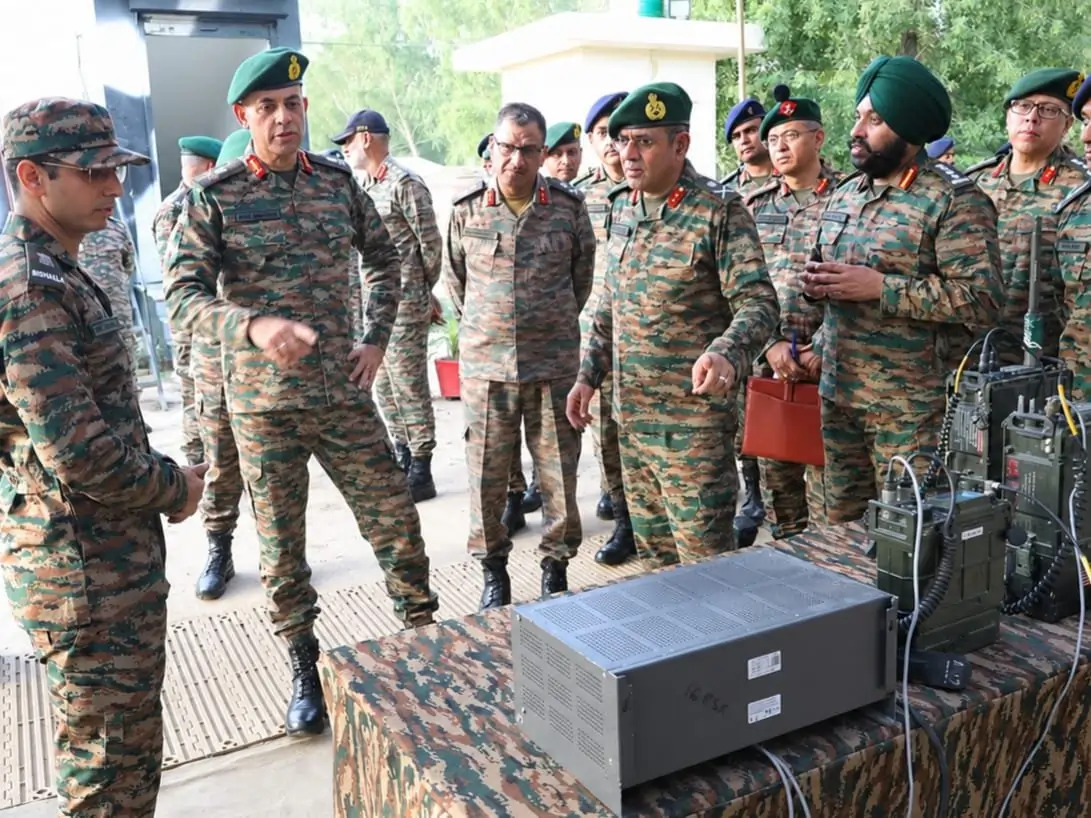 Lt Gen Mohit Malhotra Reviewing 1