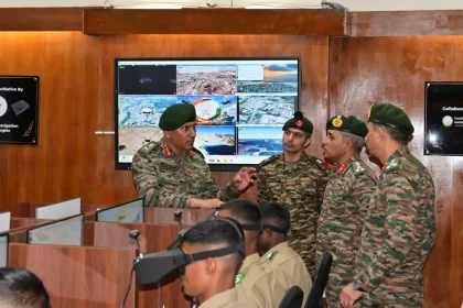 Lt Gen Pratik Sharma Interacting