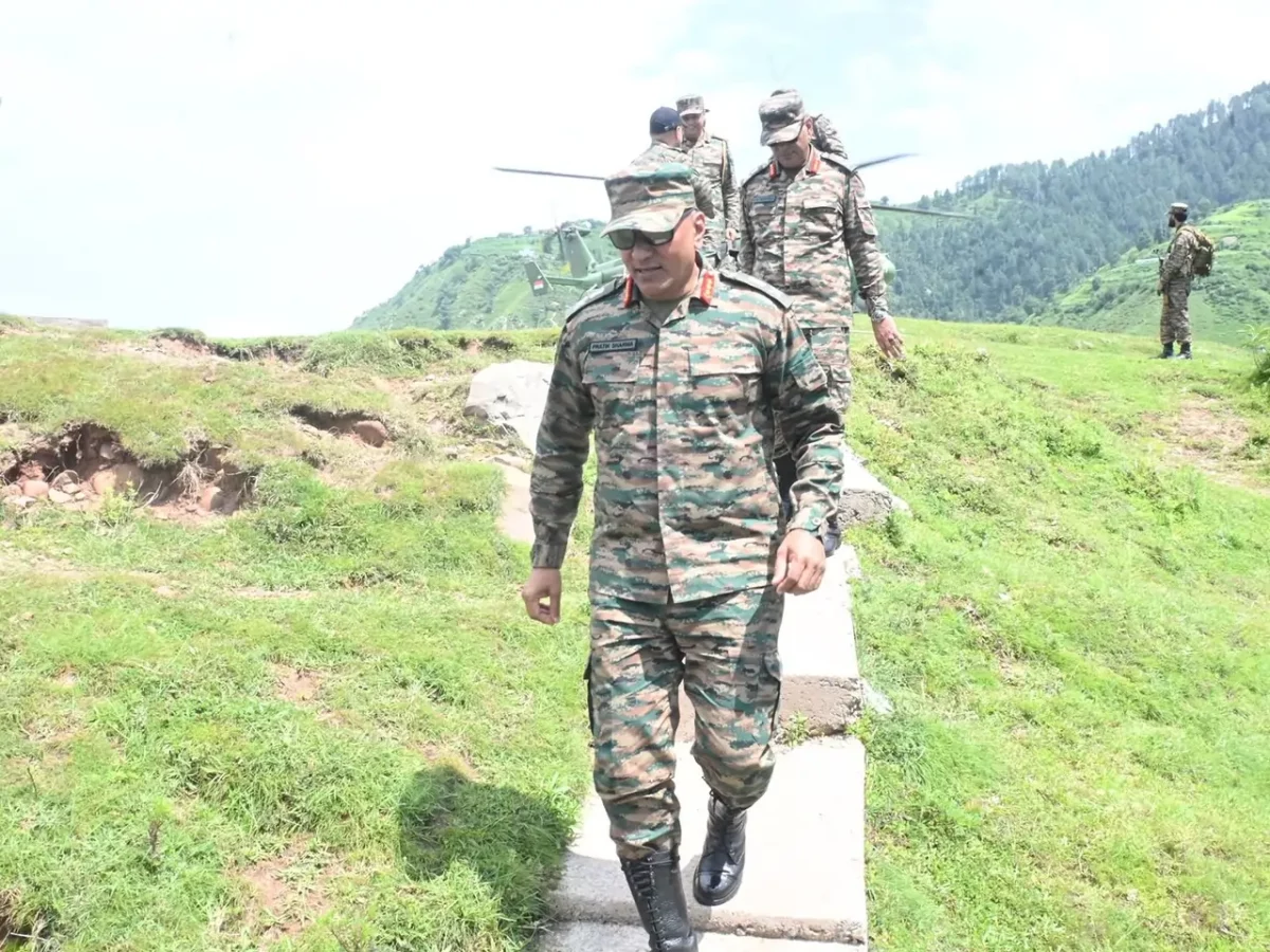 Lt Gen Pratik Sharma Walking