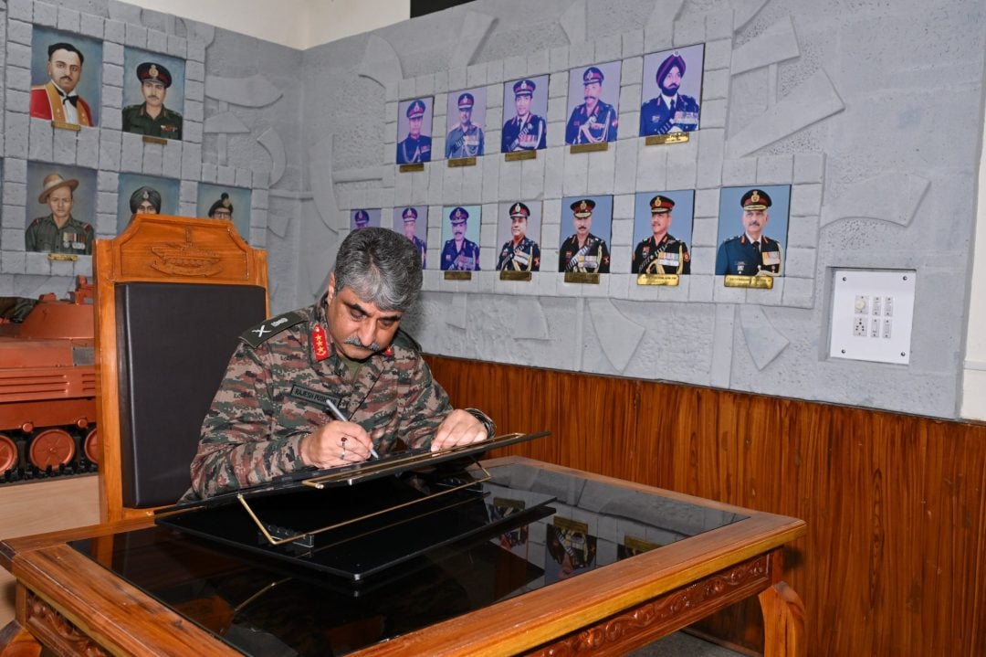 Lt Gen Rajesh Pushkar Signing