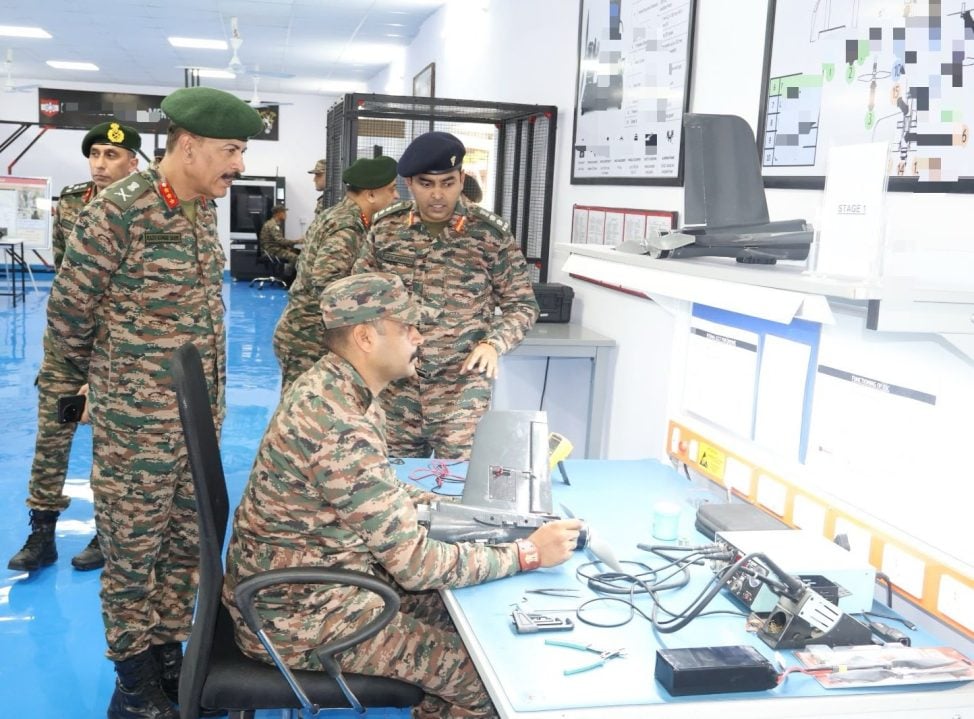 Lt Gen Rajiv K Sahni Reviewing