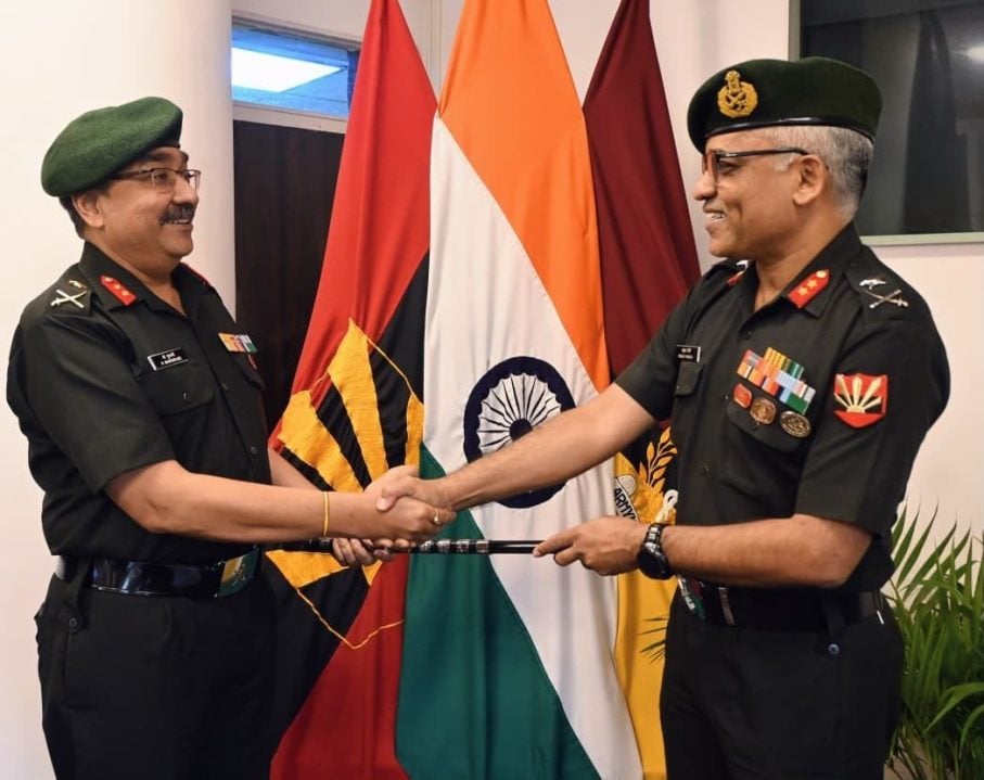 Maj Gen Debashish Mukherjee Taking Over the Baton