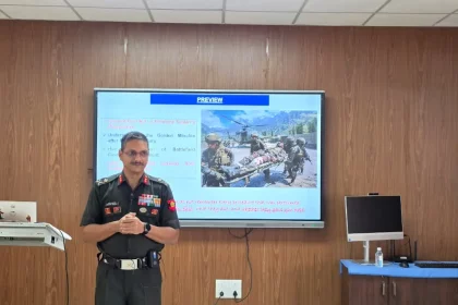 Major General Maneesh Kukrety Addresses Yodha Rakshak Course on Combat First Aid and Battlefield Readiness