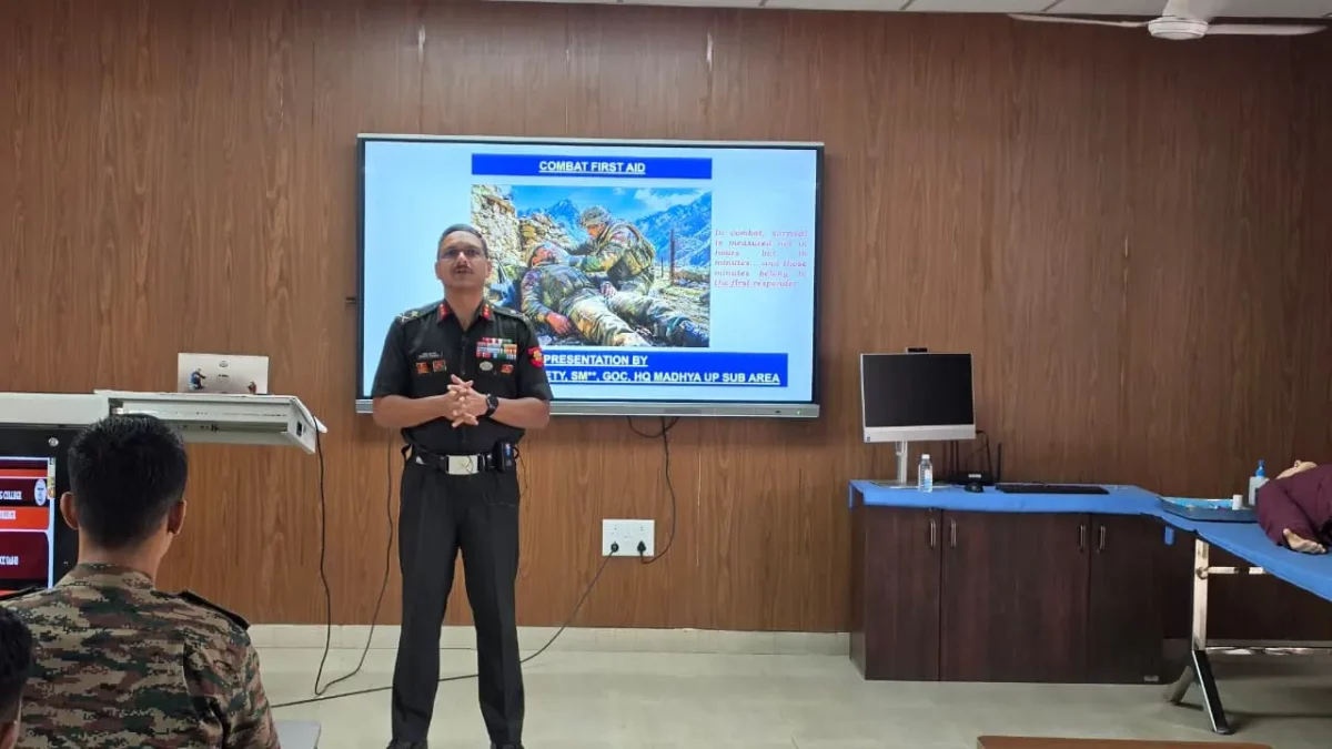 Officer Giving Lecture