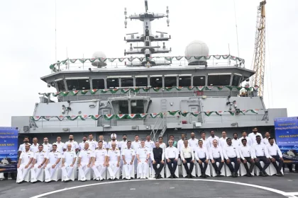 Officers at INS Nipun