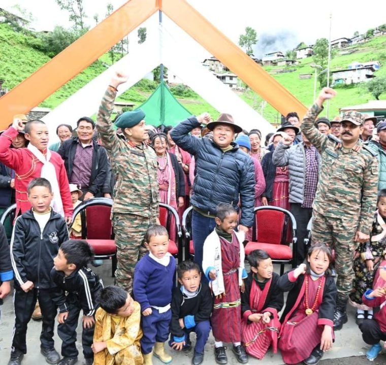 Officers with Civilians