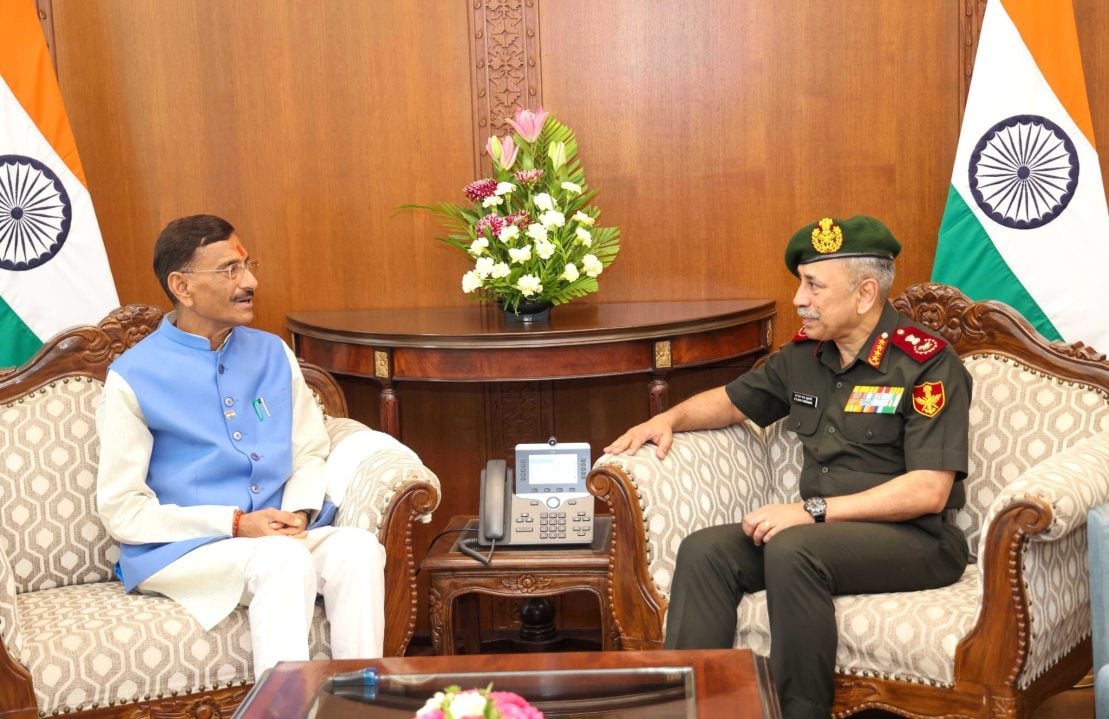 Sanjay Seth and CDS Gen Subramani Discussing