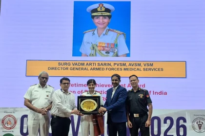 Surg VAdm Arti Sarin Getting Award