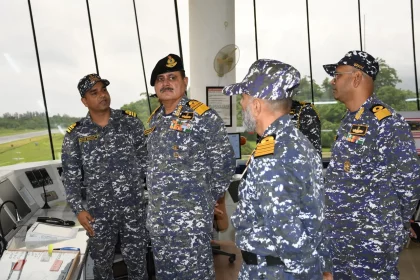 Vice Admiral McCarty and Other Officers