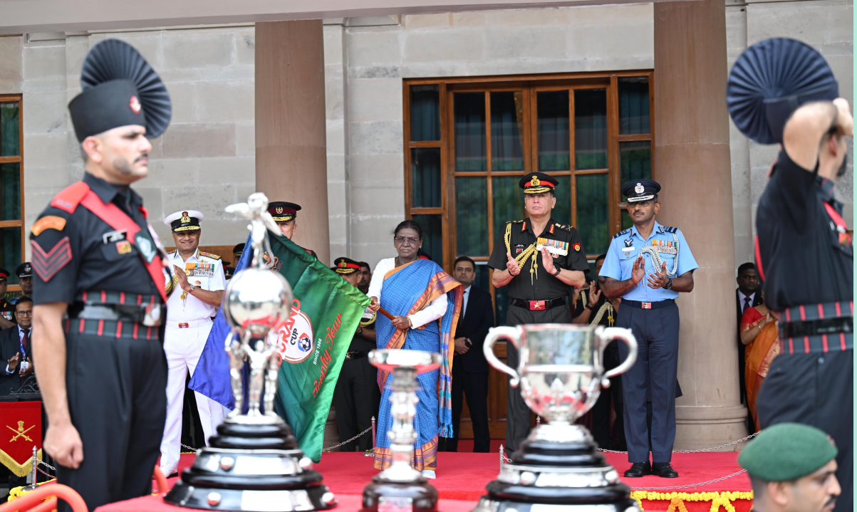 President Droupadi Murmu Unveils Durand Cup 2026 Trophies at Rashtrapati Bhavan