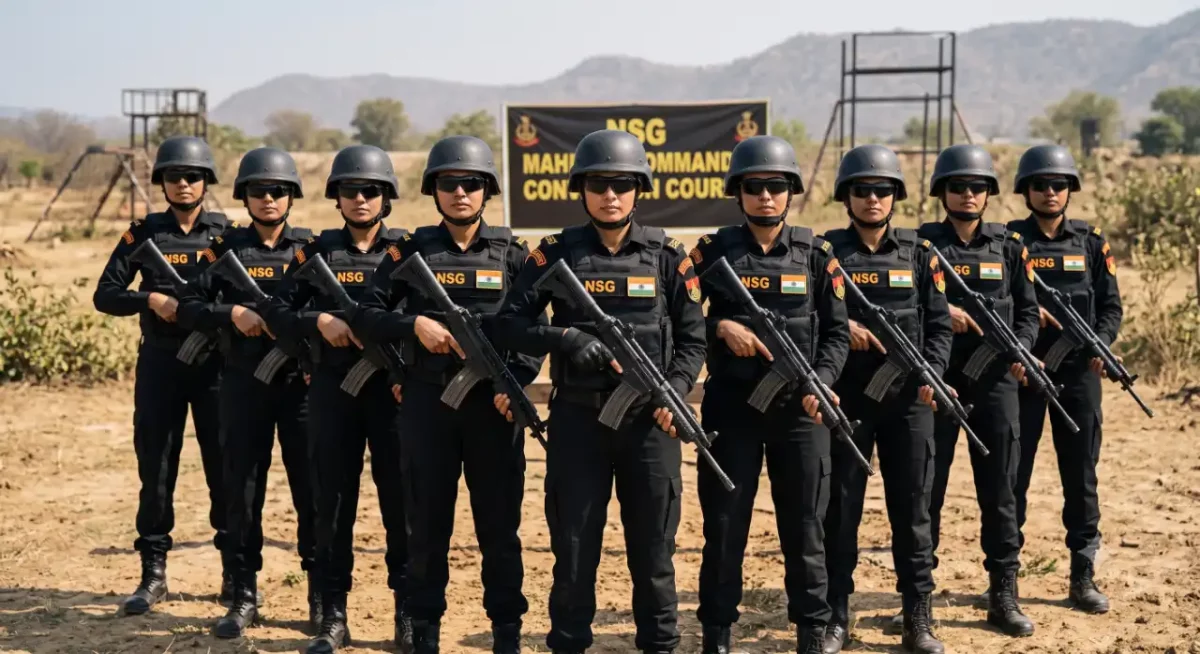 AI Image of Women in NSG Uniform