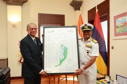 Adm Krishna Swaminathan and Dr Navinchandra Ramgoolam