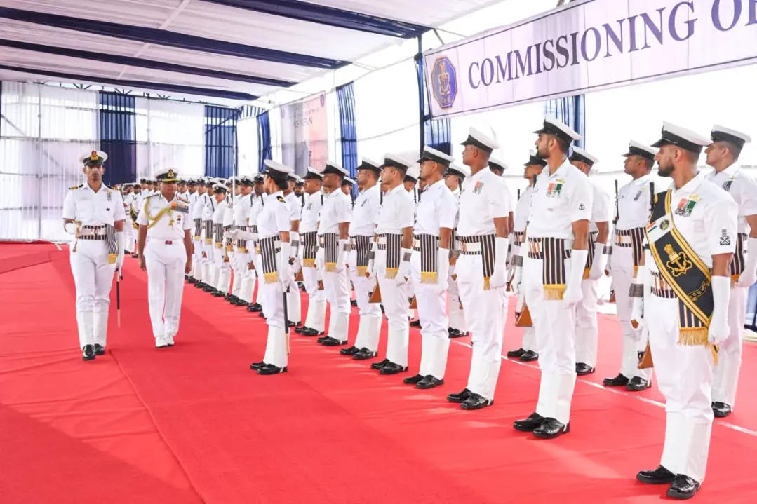 Adm Swaminathan Reviewing