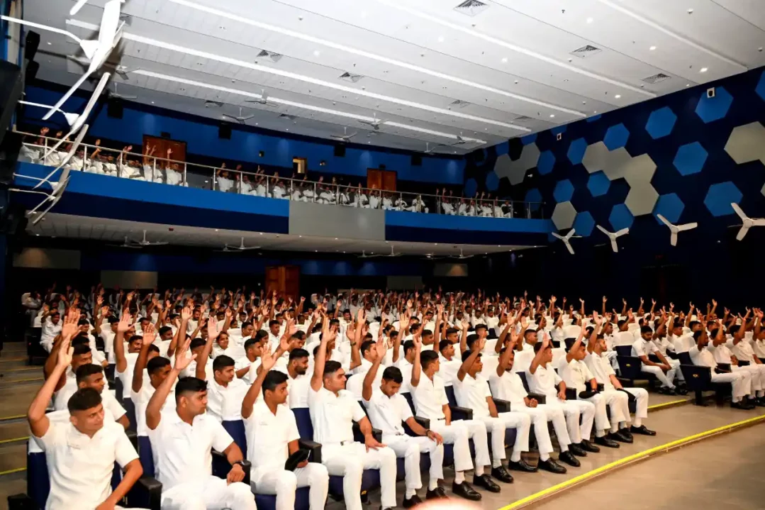 Agniveers Raising Hands