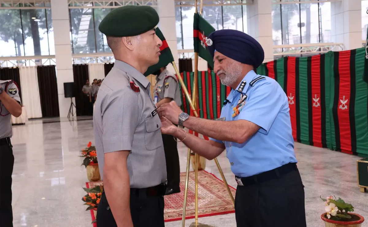 Air Marshal IS Walia Commending