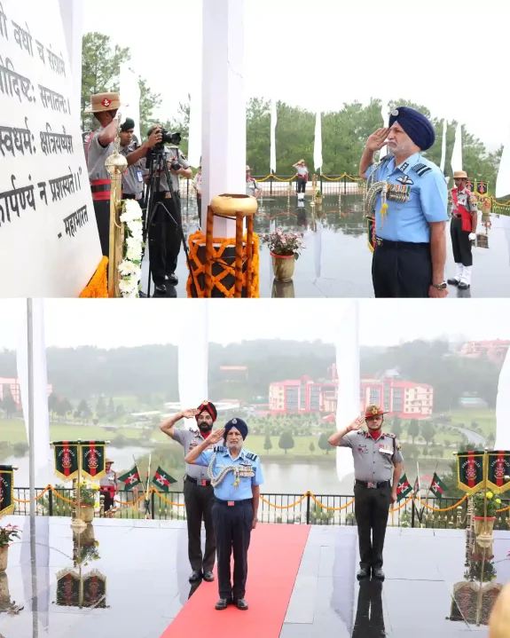 Air Marshal IS Walia at War Memorial