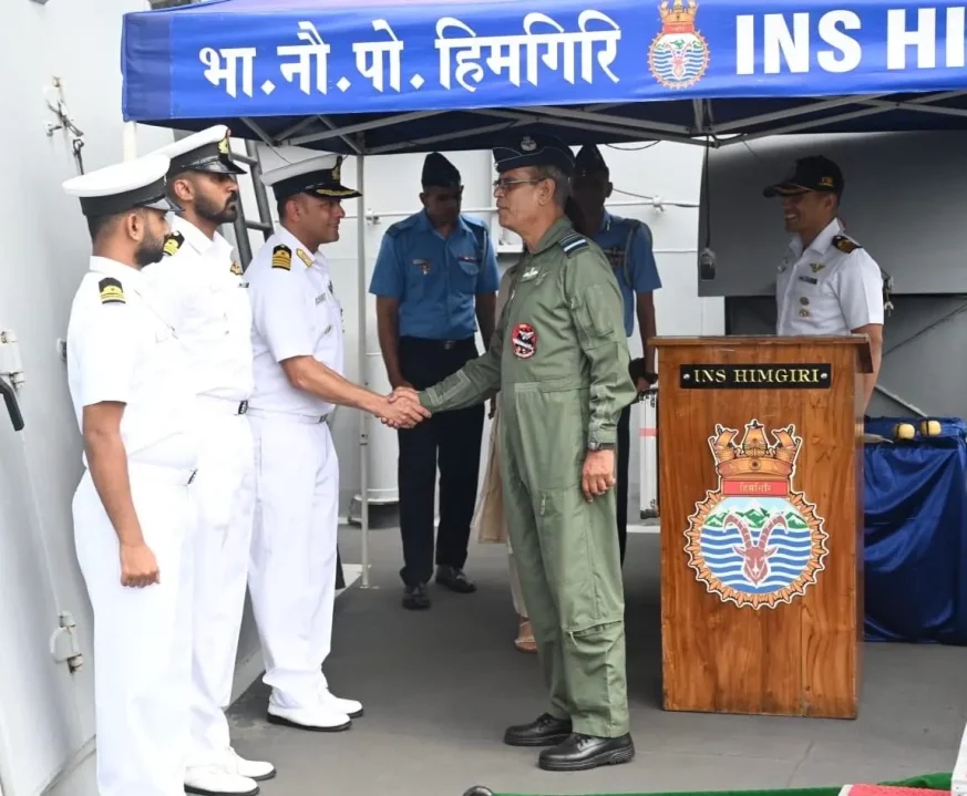 Air Marshal Jasvir Singh Mann Shaking Hands 2