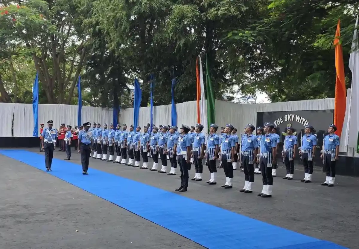 Air Marshal S Sivakumar at Guard of Honour