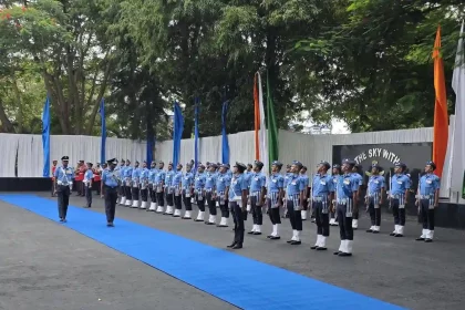 Air Marshal S Sivakumar at Guard of Honour