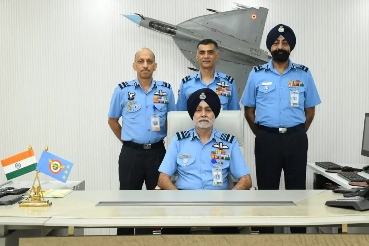 Air Marshal Tejpal Singh and Other Officers