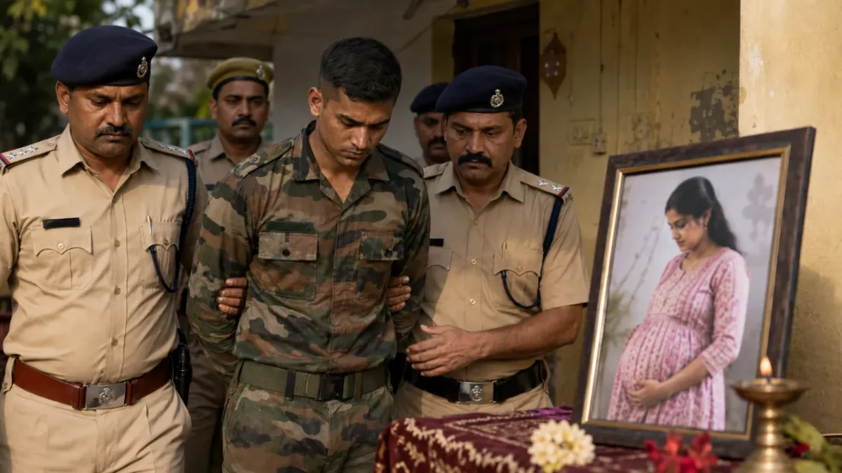Indian Army Jawan Arrested for Allegedly Strangling 7-Month-Pregnant Wife